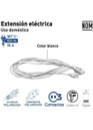 EXTENSION DUPLEX  10 MTS. BLANCA C16 STROM 85607*