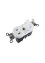 APAGADOR Y CONTACTO DUPLEX BLANCO STROM 80706.