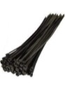 CINCHO PLASTICO NEGRO 10 CM 100 PZS FULGORE.**