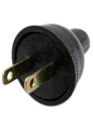CLAVIJA 125V-60HZ REDONDA ROSCA LEON*