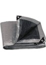 LONA GRIS 6 X 6 M (20X20FT) REFORZADA TRUEPOWER@