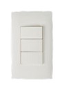 PLACA C/3 APAGADORES BLANCO L-900 STROM 82914.