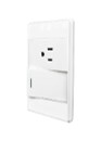 PLACA C/APAGADOR ESCALERA BLANCO L-900 STROM 82905.