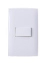 PLACA C/INTERRUPTOR SENCILLO MM BLANCO L-900 STROM 82908.