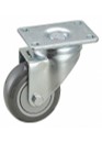 RODAJA PLACA 3" PVC PLACA GIRATORIA FRENO TOOLCRAFT&