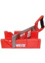 SERRUCHO 12"  CON GUIA CAJA DE INGLETE WOLFOX.