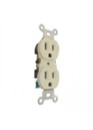 CONTACTO DUPLEX OCULTO MARFIL ATERRIZADO CON-X &