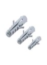 TAQUETE TOOLCRAFT D/PLASTICO 3/8 X BOLSA 100 PZAS.