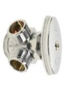 LLAVE ANGULAR 2 C/ROSCAS 1/2"-1/2" COFLEX.