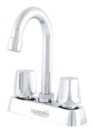 MEZCLADORA ABS LAVABO 4" CUELLO BAR MANERAL REDONDO YARDEN.