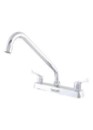 MEZCLADORA FREGADERO 8" CUERPO BCE Y ACE/INOX  MRL. PALANCA** YARDEN.