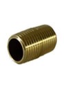 NIPLE DE BRONCE CORRIDO 1/4 X PIEZA ANBEC 10952