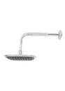 REGADERA CUDRADA 8" YARDEN C/BRAZO Y CHAPETON.