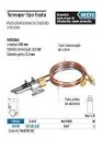 TERMO PAR C/PILOTO 3/16" X 24" FOSET 46148.