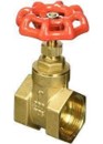 VALVULA COMPUERTA 3/4" C/CUERDA CUERPO D/LATON MUELLER.