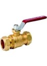 VALVULA ESFE 3/4 C/BARRIL D/COMPRESION MUELLER A G A