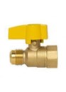 VALVULA LLAVE GAS 1/2"F X 1/2" NPT CAMPANA COFLEX