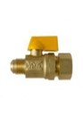 VALVULA LLAVE GAS 3/8"F X 1/2" BARRIL COFLEX