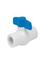 VALVULA PVC HIDRAULICO ESFERA    1/2" ROSC. ANBEC 11216