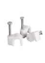 GRAPA P/CABLE COAXIAL  5MM BOLSA C/100PZAS.FULGORE*