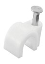 GRAPA P/CABLE COAXIAL 10MM BOLSA C/100PZAS.FULGORE*