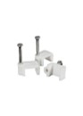 GRAPA RECTA P/CABLE FULGORE 10MM 100PZS.*