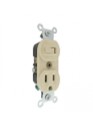 APAGADOR C/CONTACTO DUPLEX OCULTO MARFIL ATERRIZADO CON-X &