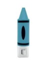 LAMPARA DE NOCHE CON APAGADOR CRAYOLA AZUL FULGORE*