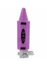 LAMPARA DE NOCHE CON APAGADOR CRAYOLA ROSA FULGORE*