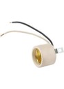 SOCKET ALUMINIO C/APAGADOR FULGORE 600V*