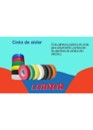 CINTA AHISLAR 18MM X 18M ROJA LEADER NACIONAL@