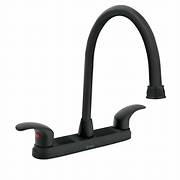 MEZCLADORA P/FREGADERO NEGRA CUELLO ALTO CUERPO A INOX/LATON ZEGOR 1/4 VUELTA