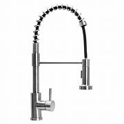 MONOMANDO P/FREGADERO ZEGOR ACERO INOX SATINADO CUELLO RESORTE